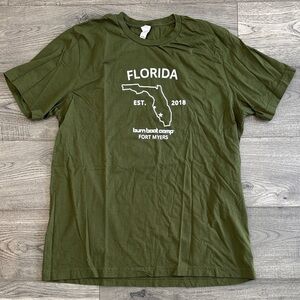 Florida Bootcamp Fort Myers Olive Green Graphic Tee by bumbootcamp